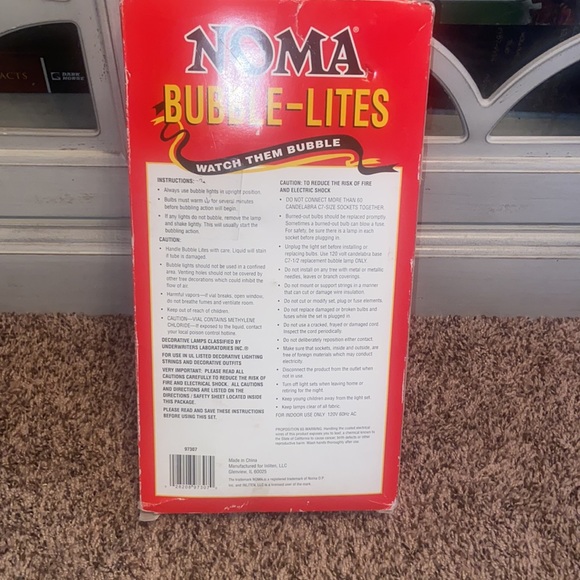 NOMA BUBBLE LIGHTS String of 7 Midwest of Cannon Falls - Picture 8 of 8